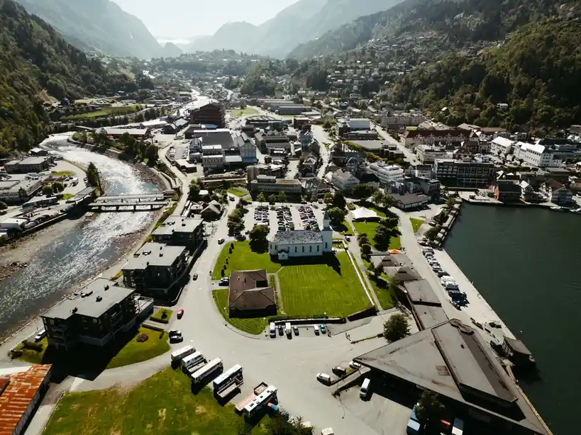 Utsikt over Kristiansand kystlinje